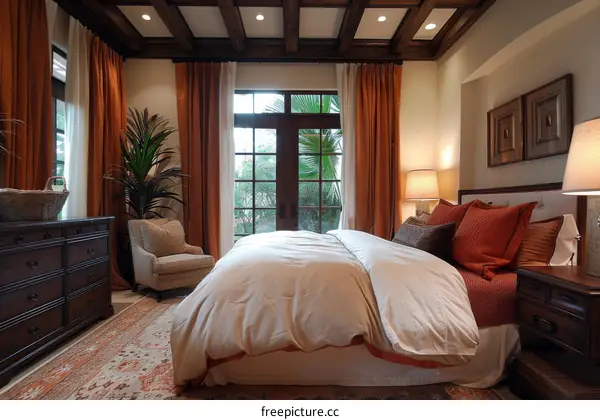 Luxury Bedroom Interior Design with Warm Tones