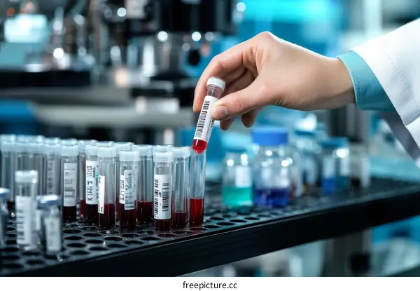 Medical Laboratory Testing of Blood Samples