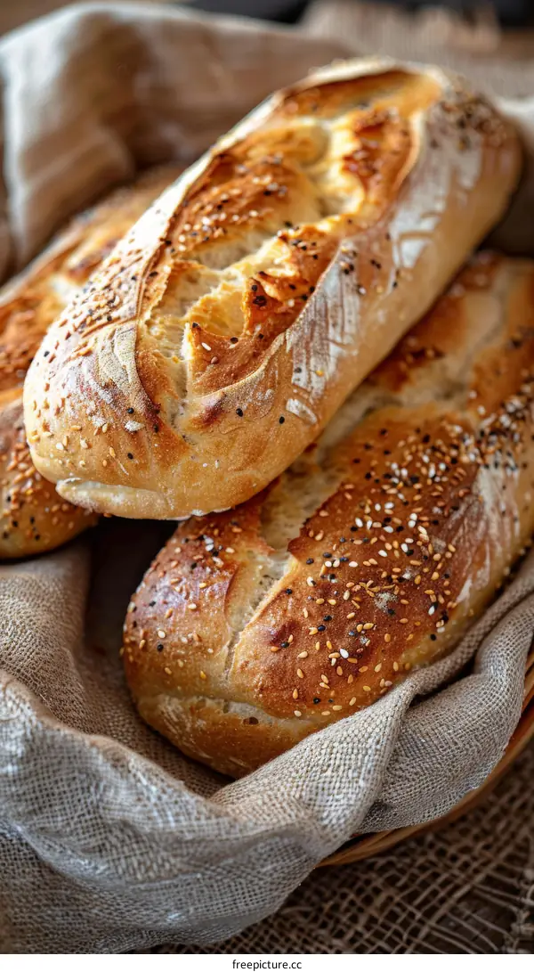 Artisan Bread with Sesame Seeds
