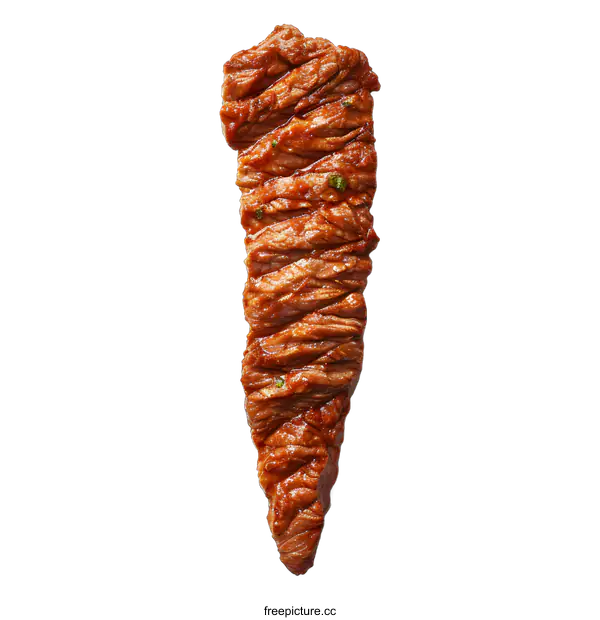 [Transparent Background PNG]Grilled beef steak isolated on white background