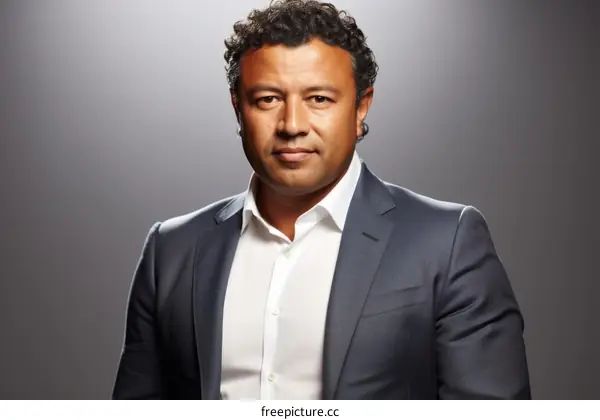 Portrait of a man in a suit