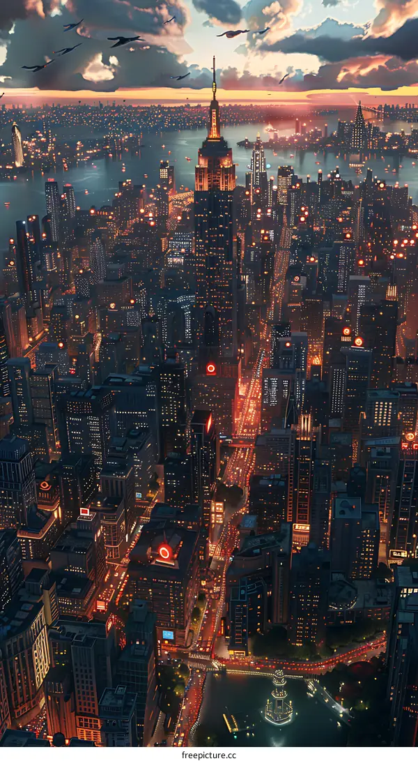 New York City from above