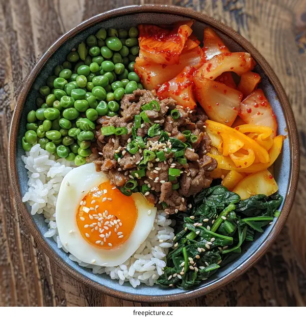 Korean Bibimbap: A Colorful and Delicious Rice Bowl