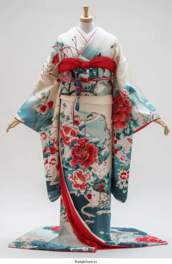Tranquil Geisha in Traditional Attire