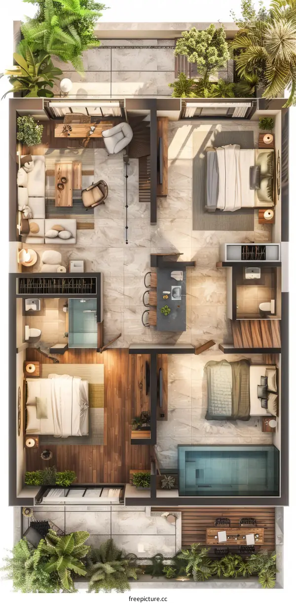 Modern Two Story House Plans