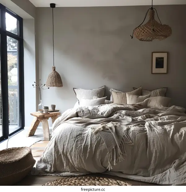 Simple and elegant master bedroom design