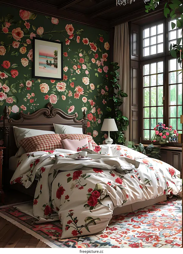 English Country Style Bedroom