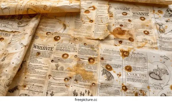 wanted poster with bullet holes