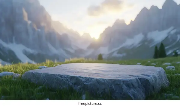 Mountain View Natural Stone Platform