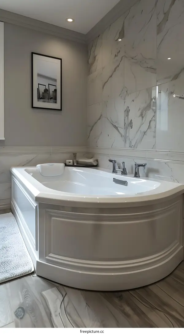 White bathtub