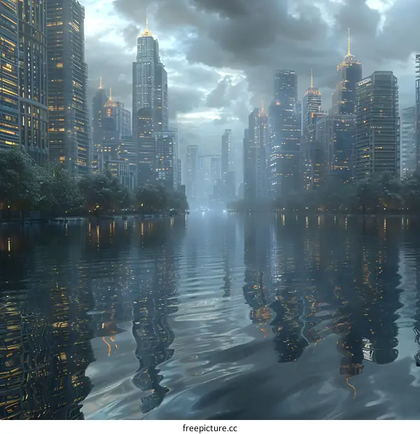 Science fiction city