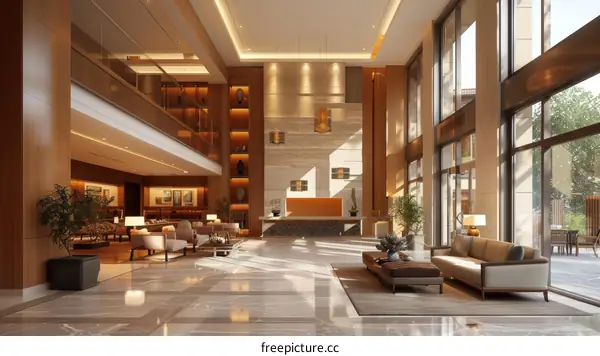 Modern Hotel Lobby Interior Design