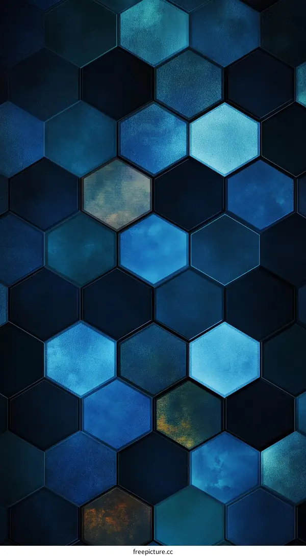 Abstract Hexagonal Pattern Background Design