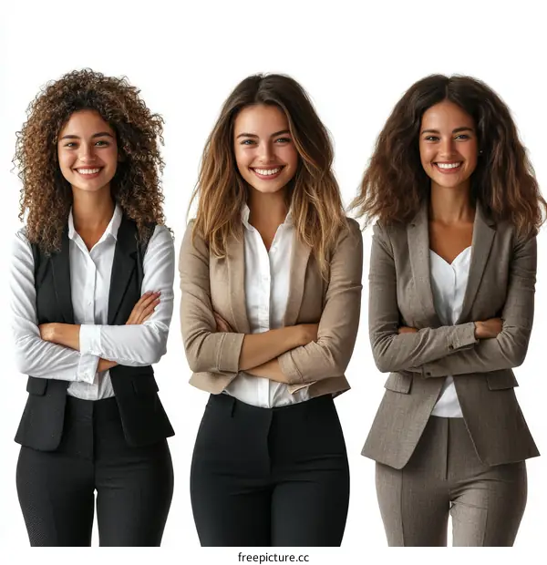 Confident Business Women in Professional Attire
