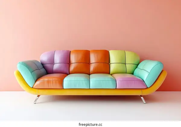 Colorful Modern Sofa Design