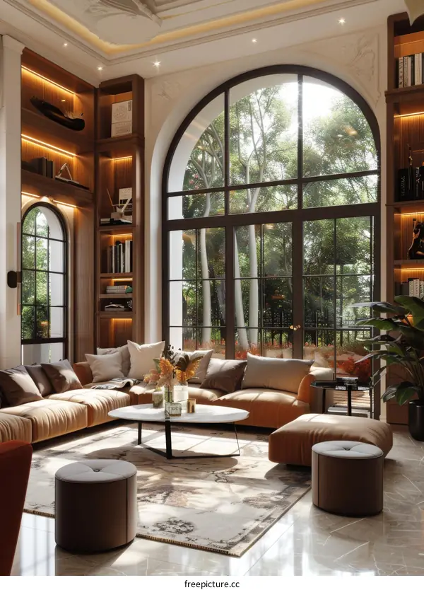 Modern Luxurious Living Room Interior Design