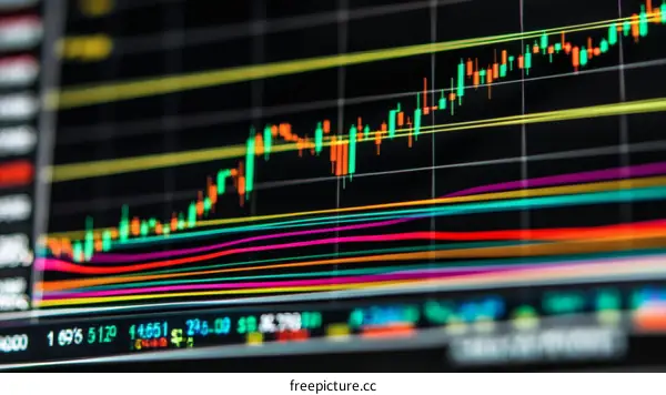 Stock Market Chart with Multiple Indicators