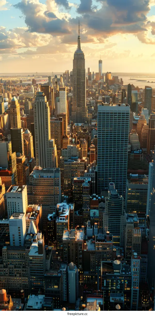 New York City Skyline 摩天大楼