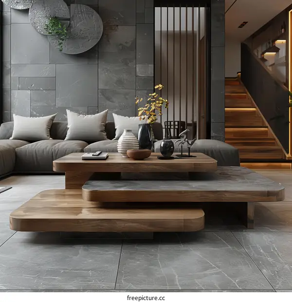 Modern minimalist living room interior design