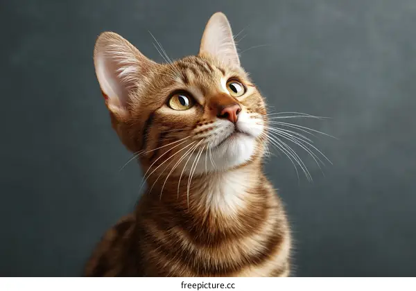 Close-up Portrait of a Bengal Cat