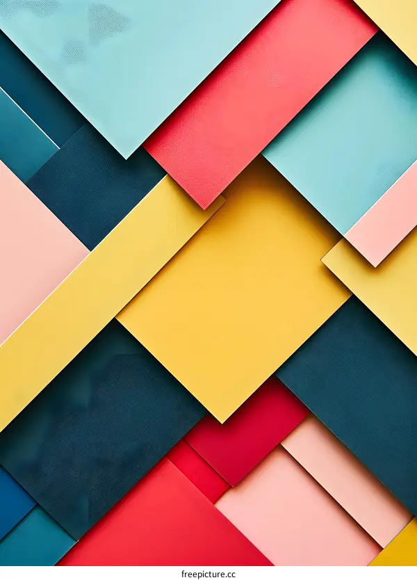 Abstract Geometric Pattern Colorful Background