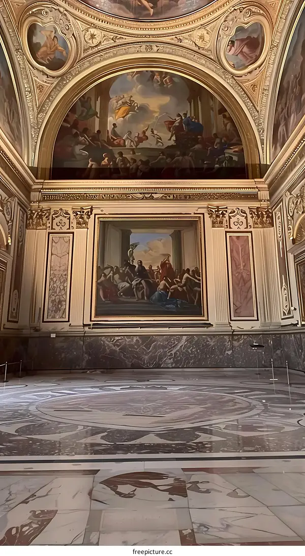 The Ceiling and Floor of a Baroque Interior