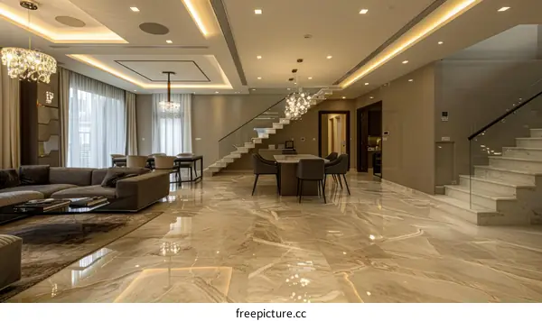 Modern Luxury Living Room Interior