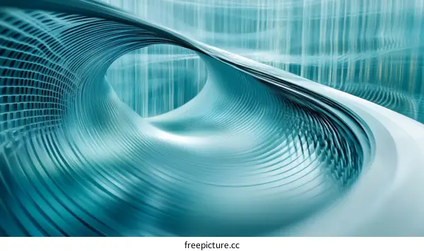 Abstract Futuristic Architectural Design