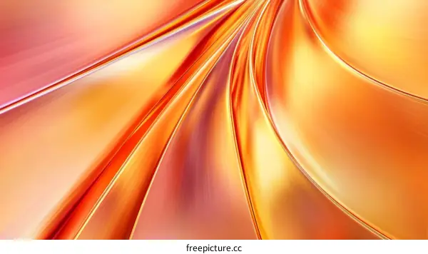 Abstract Colorful Flowing Lines Background Image