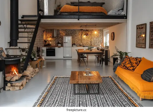 Modern Loft Apartment Interior Design