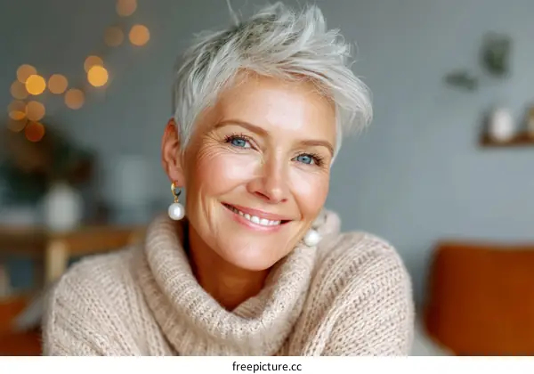 Portrait of a Smiling Senior Woman