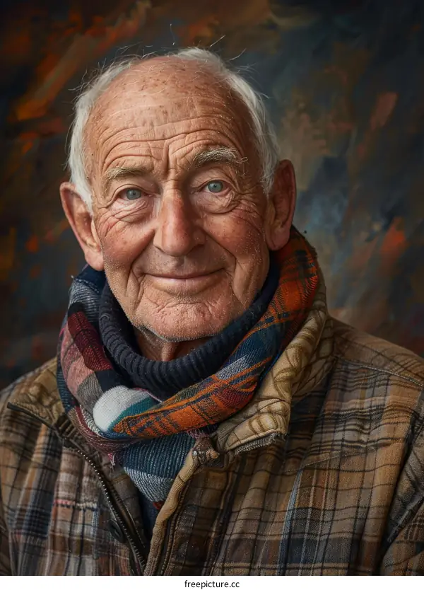 Portrait of a Smiling Senior Man