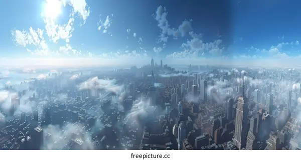 Manhattan Skyline at Dusk