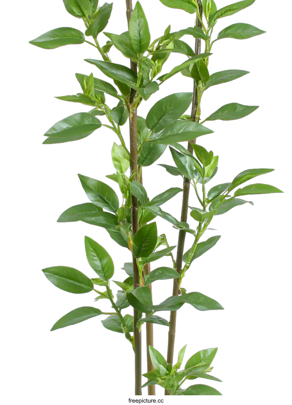 [Transparent Background PNG]Green Plant with White Background