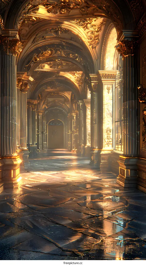 ornate hallway