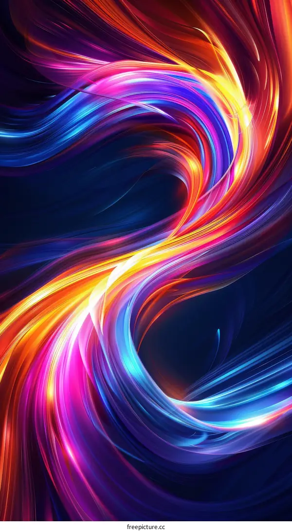 Colorful Abstract Wavy Gradient