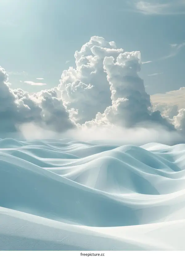 Winter Wonderland Scenic Landscape