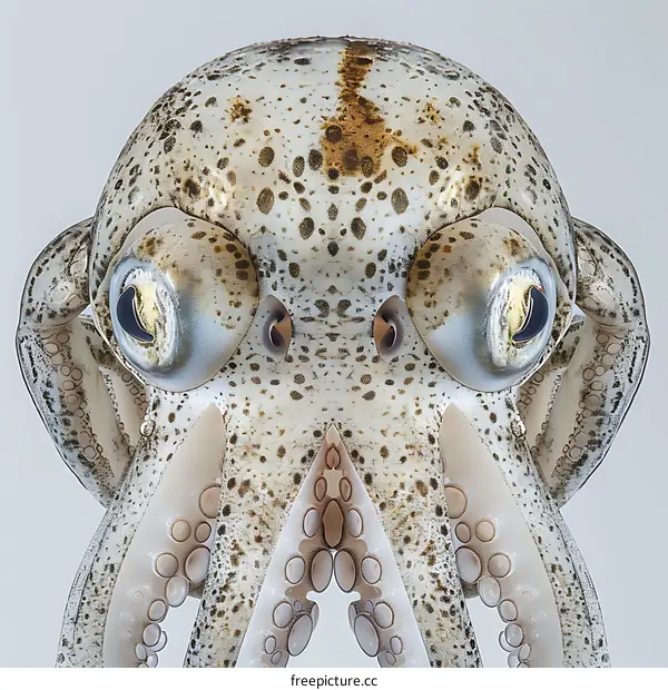 Close Up Cephalopod Portrait