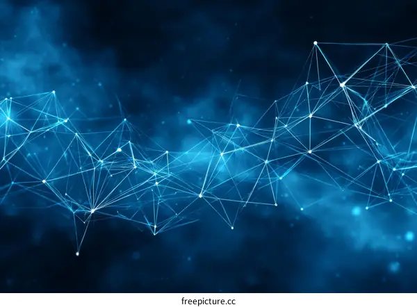 Abstract Network Connections Illustration
