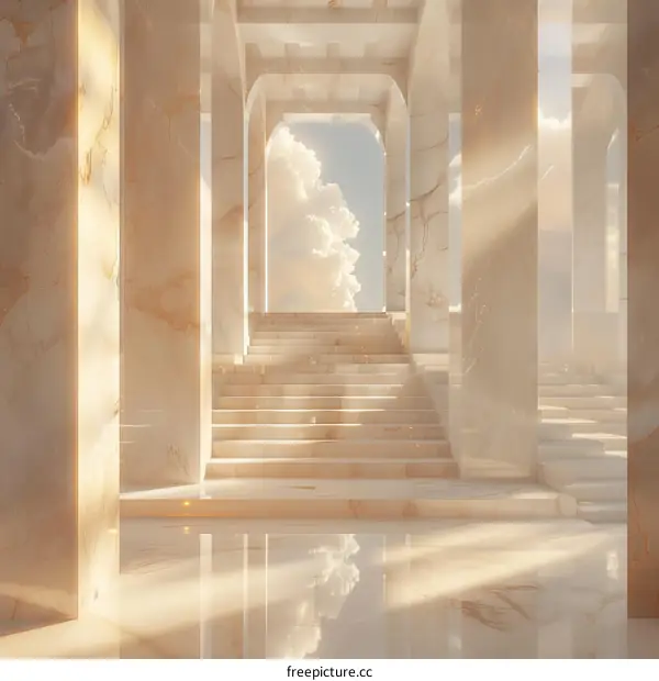 Stairway to Heaven: A Dreamlike Ascension