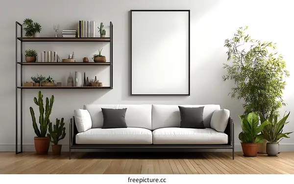 Modern Minimalist Living Room Interior Design