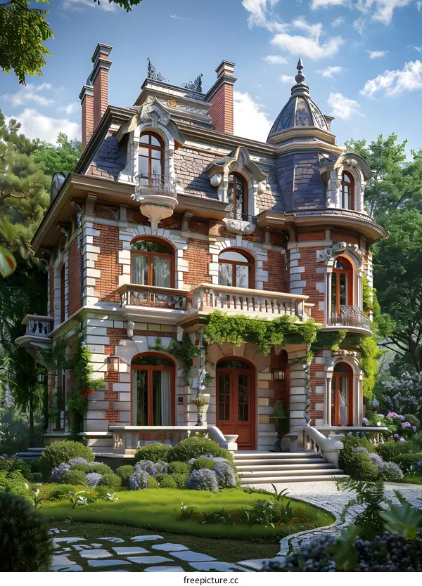 European-style retro building