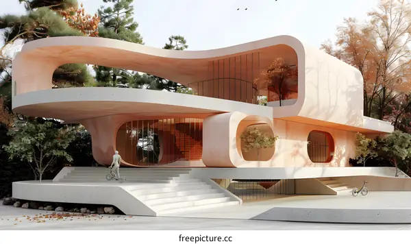 Modern Organic House in the Forest