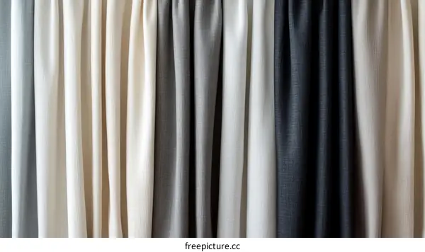 Variety of Fabric Samples for Curtains