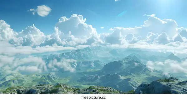 Amazing mountains and rivers