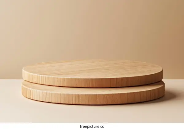 Wooden Display Stand for Product Presentation