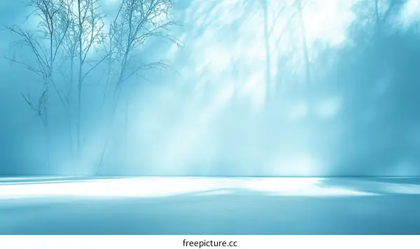 Winter Wonderland Empty Scene