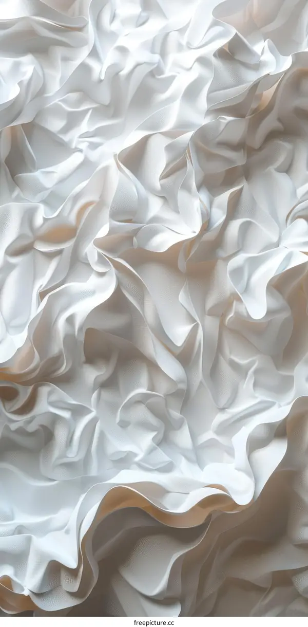 White Fabric Texture Detail