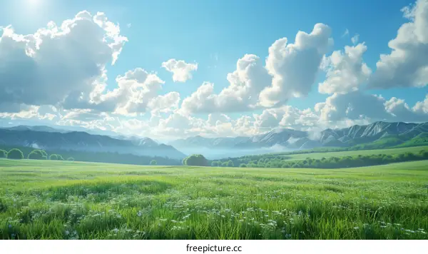 Vast Green Grassland