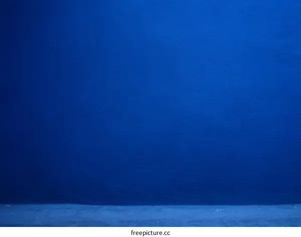 Solid Deep Blue Wall Background